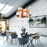 Natural Opa Pendant Light by Traum in Restaurant