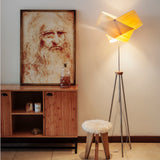 Natural Stativ Floor Lamp by Traum in Living Room