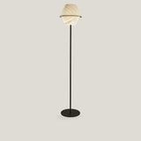Natural White Black Metal Hotel Floor Lamp by LZF