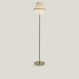 Natural White Gold Metal Hotel Floor Lamp by LZF