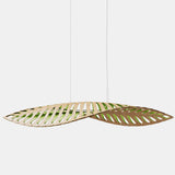 Navicula Pendant Light Bamboo Lime Inside Large By David Trubridge