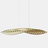 Navicula Pendant Light Bamboo Lime Inside Medium By David Trubridge