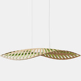 Navicula Pendant Light Bamboo Lime Inside Small By David Trubridge