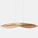 Navicula Pendant Light Bamboo Orange Inside Small By David Trubridge