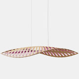 Navicula Pendant Light Bamboo Pink Inside Large By David Trubridge