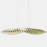 Navicula Pendant Light Lime Outside Bamboo Small By David Trubridge