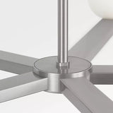 Neblina Chandelier Brushed Nickel By Generation Lighting - Detailed View1