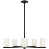 Neblina Chandelier Midnight Black By Generation Lighting