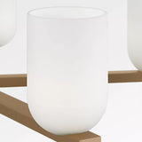 Neblina Chandelier Satin Brass By Generation Lighting - Detailed View2