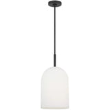 Neblina Pendant Midnight Black By Generation Lighting - Front View