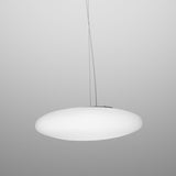Neochic Pendant By Vistosi, Size: Large, Finish: White/Nickel, , | Casa Di Luce Lighting