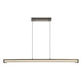 Neoness Chandelier 50 Inch Weathered Brass Clear Glass by Eurofase