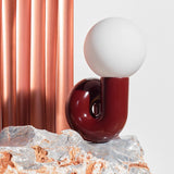 Neotenic Table Lamp By Petite Friture, Size: Large, Finish: Cherry