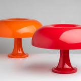 Nessino Table Lamp Orange And Red By Artemide