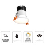 Nest 2” Almost Trimless Downlight White By DALS - Lifestyle View4