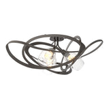 Nest Semi Flushmount - Oil Rubbed Bronze-Hubbardton Forge