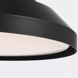 Nevado Flush Mount Midnight Black By Generation Lighting - Detailed View1