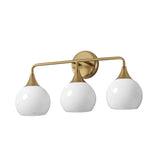 Neve Bath Vanity Light Natural Aged Brass by Maxim Lighting