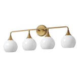 Neve Bath Vanity Light Natural Aged Brass by Maxim Lighting