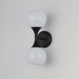Neve Wall Sconce Black by Maxim Lighting