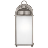 New Castle Outdoor Wall Lantern Antique Brushed Nickel By Generation Lighting