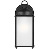New Castle Outdoor Wall Lantern Black By Generation Lighting