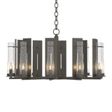 New Town 10 Arm Chandelier in Dark Smoke by Hubbardton Forge