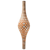 Nikau Pendant Light Bamboo Orange By David Trubridge