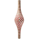 Nikau Pendant Light Bamboo Pink By David Trubridge
