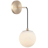 Nikini Pendant Light Champagne Gold By Matteo - Side View