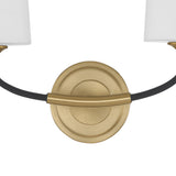 Niles 2 Light Sconce By Crystorama-Detailed View