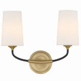 Niles 2 Light Sconce By Crystorama