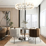 Nimbus Chandelier Medium Champange Gold By Matteo - Lifestyle View