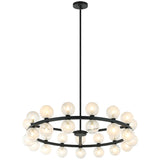 Nimbus Chandelier Small Matte Black By Matteo