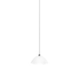Ninfea Pendant Light By Vistosi, Size:Small, Finish: Glossy Chrome, Color: White, , | Casa Di Luce Lighting
