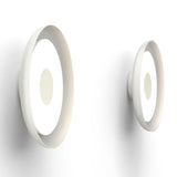 Nivel Flush Mount Medium White By Pablo - Lifestyle View