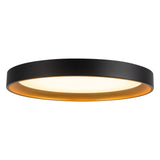Nix Flush Mount — 12 Inch, Black