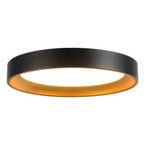 Nix Flush Mount — 9 Inch, Black