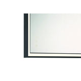 Nixon LED Mirror Black 24 Inch By Eurofase Detailed View