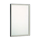 Nixon LED Mirror Black 24 Inch By Eurofase Side View