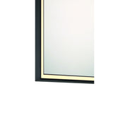 Nixon LED Mirror Black 32 Inch By Eurofase Detailed View