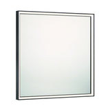Nixon LED Mirror Black 32 Inch By Eurofase Side View