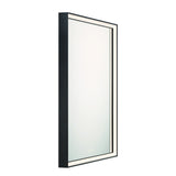 Nixon LED Mirror Black 32 Inch By Eurofase Side View1