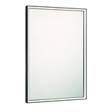 Nixon LED Mirror Black 42 Inch By Eurofase Side View