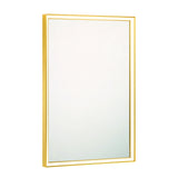 Nixon LED Mirror Gold 24 Inch By Eurofase Side View