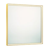Nixon LED Mirror Gold 36 Inch By Eurofase Side View