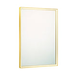 Nixon LED Mirror Gold 42 Inch By Eurofase Side View