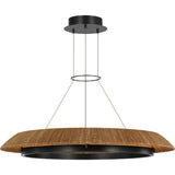 Noa Chandelier — Large, Bronze, Natural