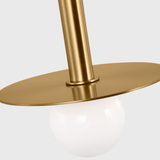 Nodes Small Linear Pendant Burnished Brass By Visual Comfort Studio Detailed View1