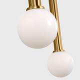 Nodes Small Linear Pendant Burnished Brass By Visual Comfort Studio Detailed View2